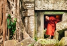 Ta Prohm temples, Cambodge