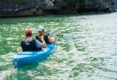 Kayak à la baie d'Halong
