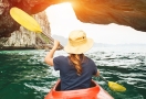 Kayak à la baie d'Halong