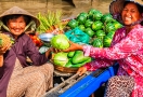Marché flottant sur le Mékong