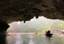Kayak à la baie d'Halong