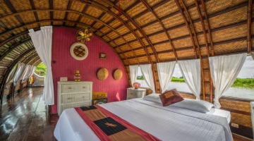 Song Xanh Sampan cabine