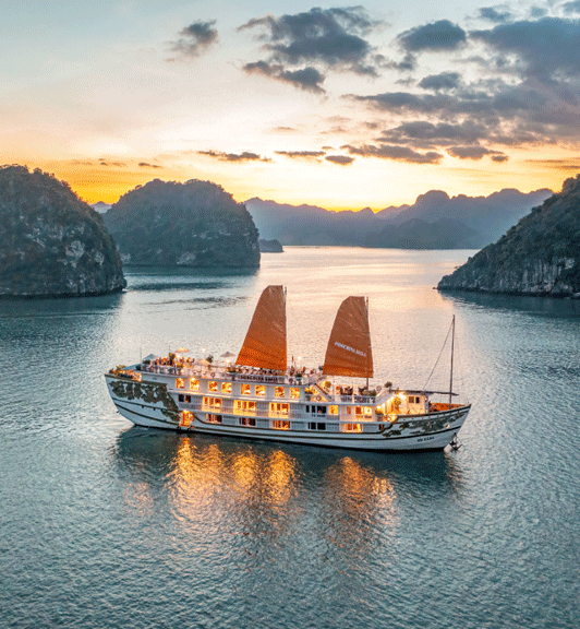 Croisière Bateau Indochina Sails À La Baie D'Halong