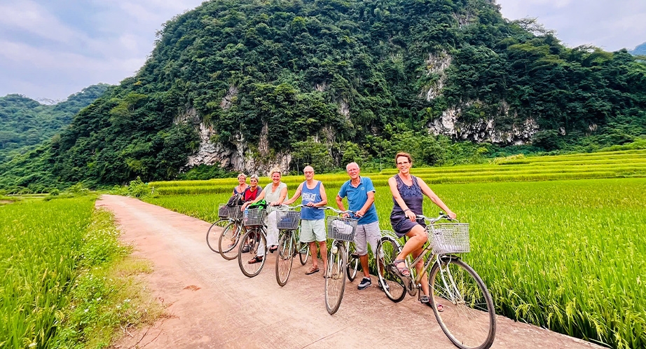 Balade à vélo à Mai Chau