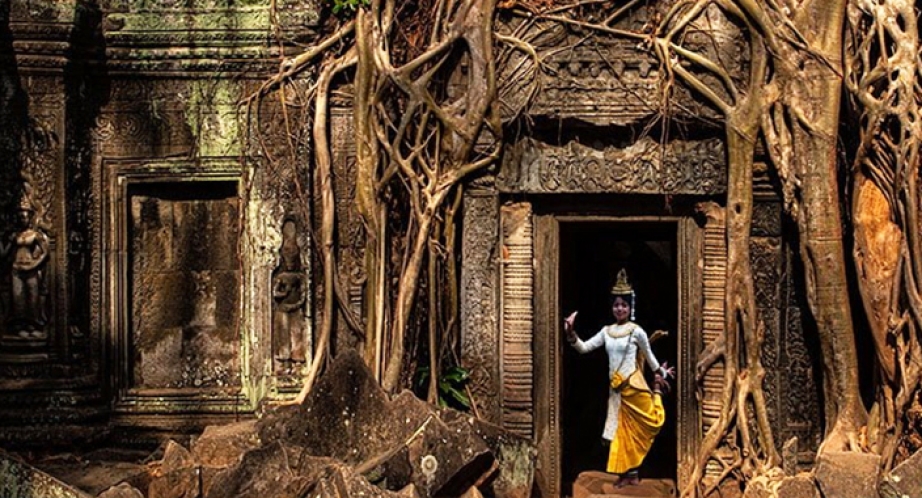 Ta Prohm temples, Cambodge