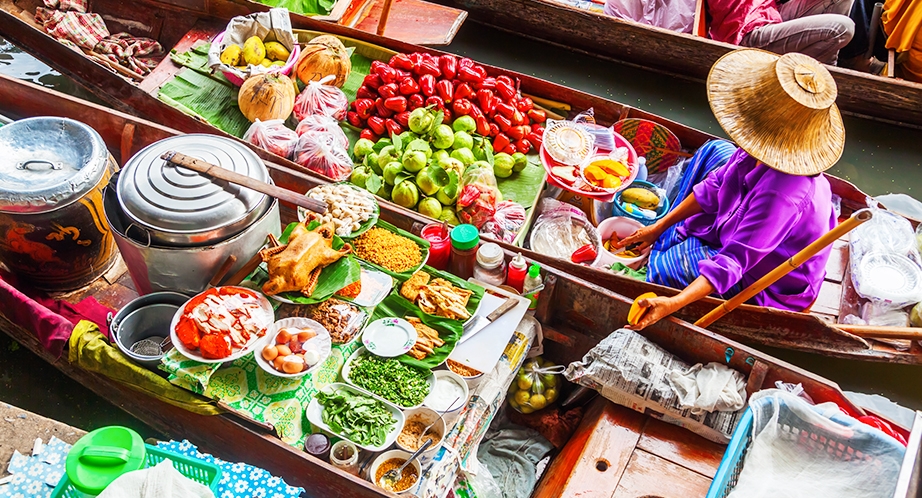 Marché flottant de Damnoen Saduak