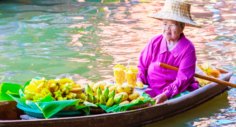 Marché flottant de Damnoen Saduak