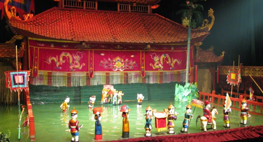 Spectacle de marionnettes sur l'eau Hanoi