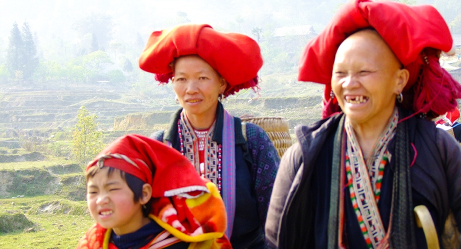 Ethnie Red Dzao à Sapa