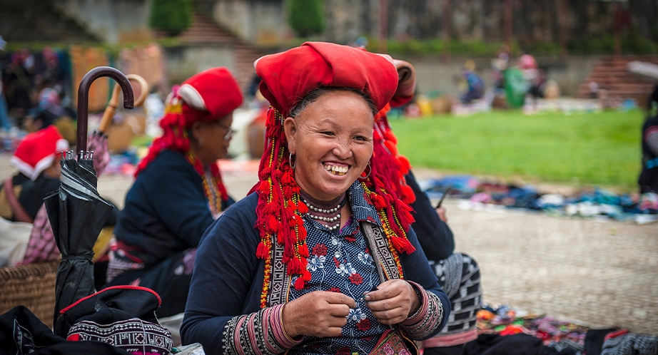 Ethnie Red Dzao à Sapa