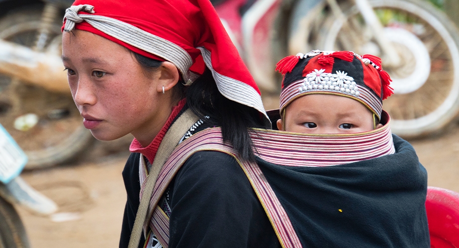 Ethnie Red Dzao à Sapa