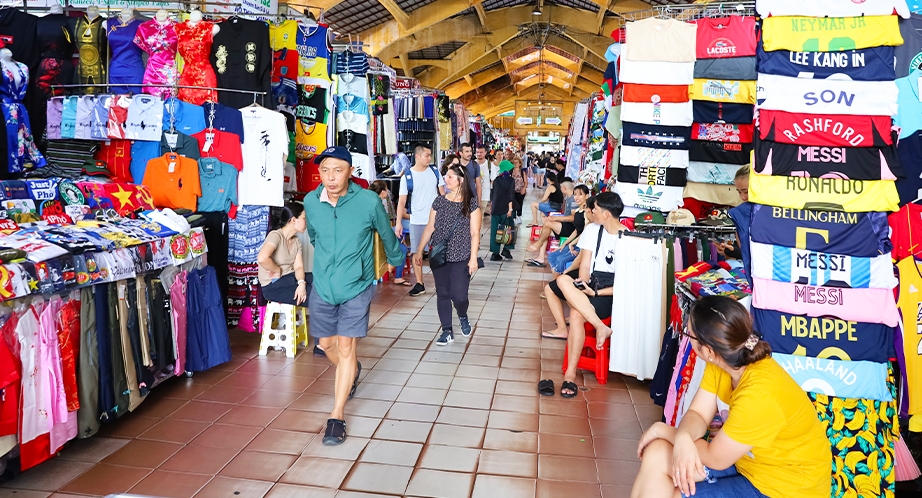 Marché Ben Thanh à Ho Chi Minh Ville