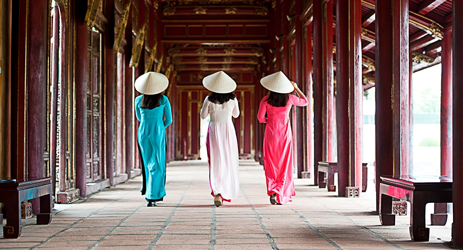 Ao Dai Vietnam à Hue