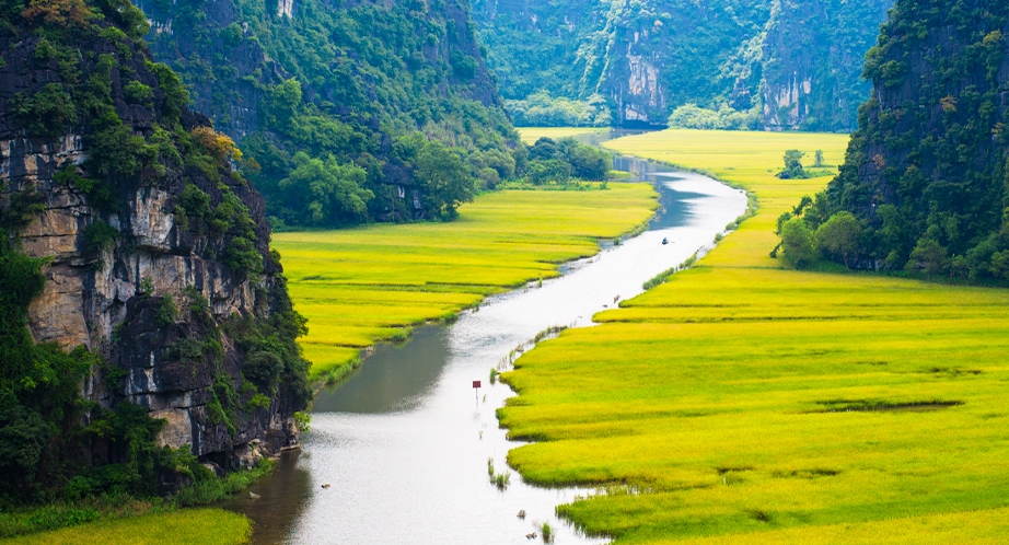 Croisière en barque à Tam Coc (Ninh Binh)