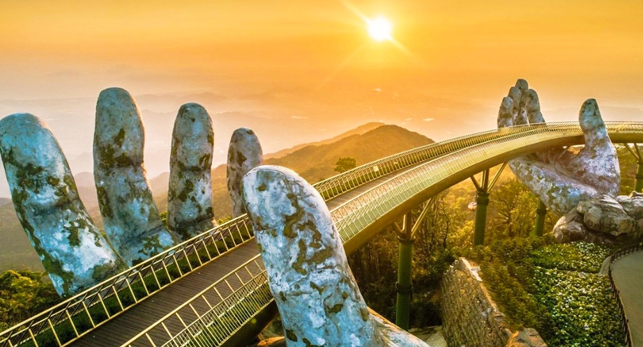 Pont d'or à Bana Hills, Da Nang