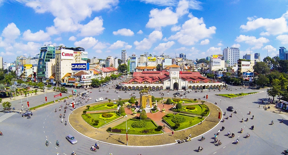 Marché Ben Thanh à Ho Chi Minh Ville