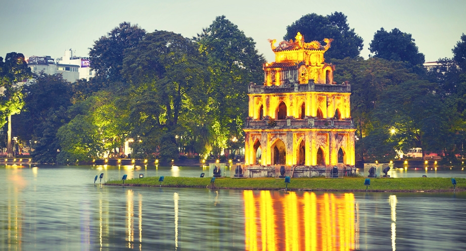 Lac Hoan Kiem à Hanoi
