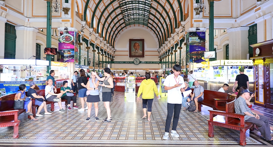 Poste centrale de Ho Chi Minh Ville