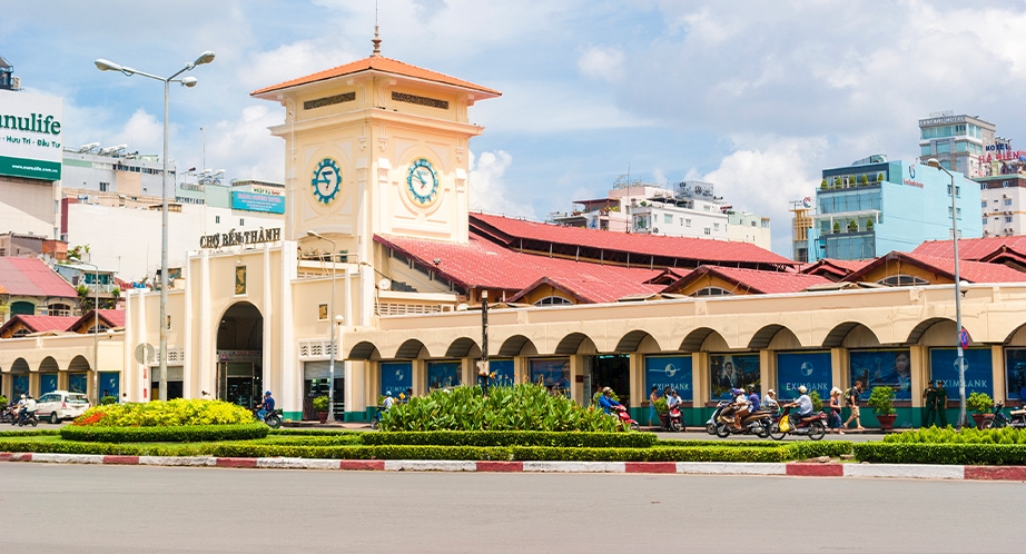 Marché Ben Thanh à Ho Chi Minh Ville
