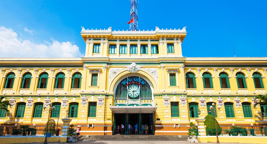 Poste centrale de Ho Chi Minh Ville