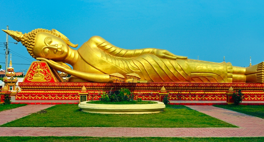 Parc de Boudha à Vientiane Laos