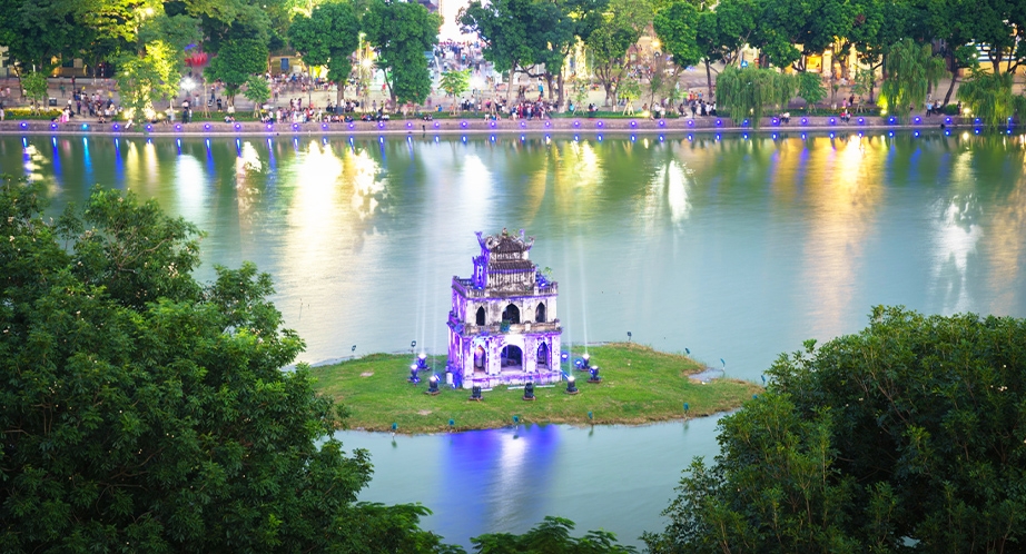 Lac Hoan Kiem à Hanoi