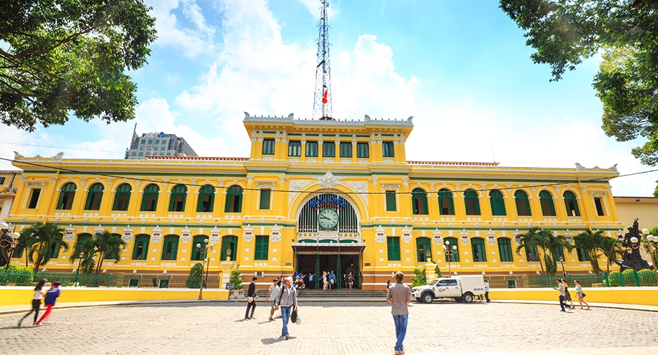 Poste centrale de Ho Chi Minh Ville