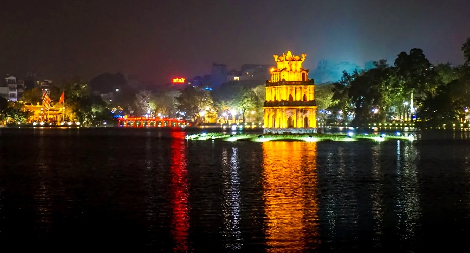 Lac Hoan Kiem à Hanoi