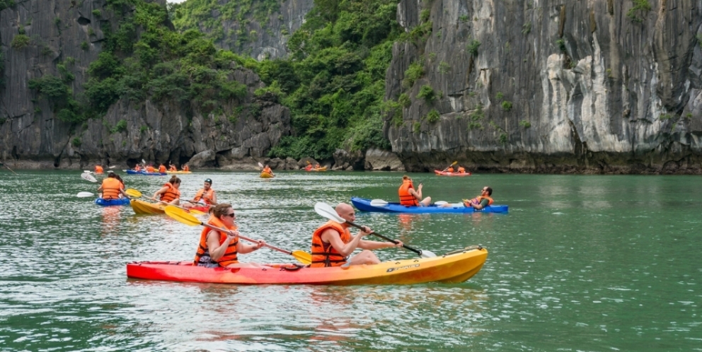 Aventure en kayak dans la baie de Lan Ha