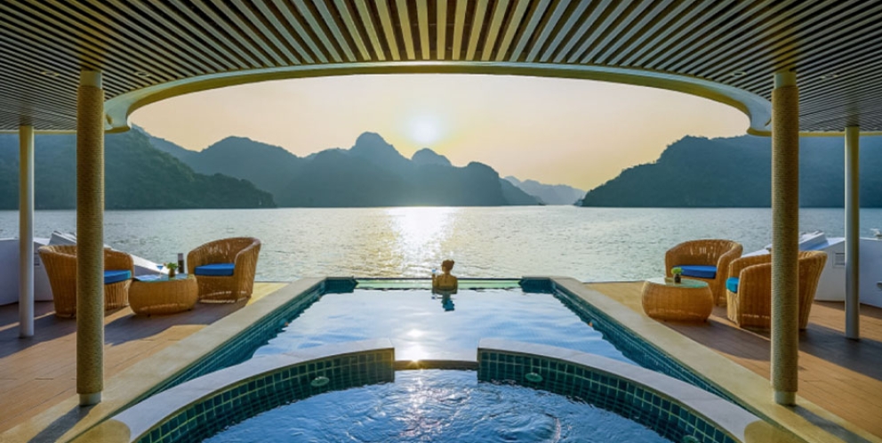 Piscine de la croisière Capella