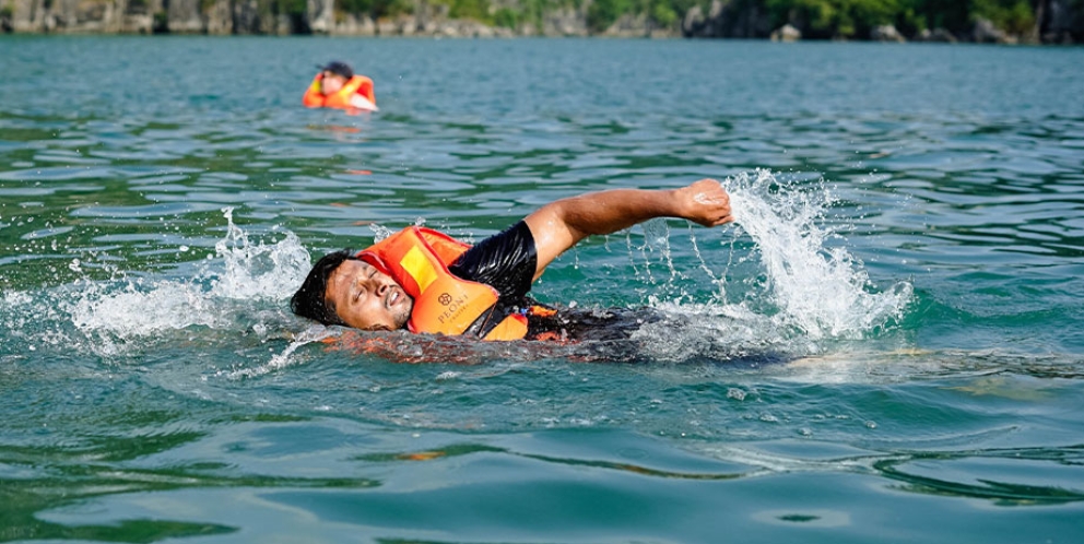 swimming