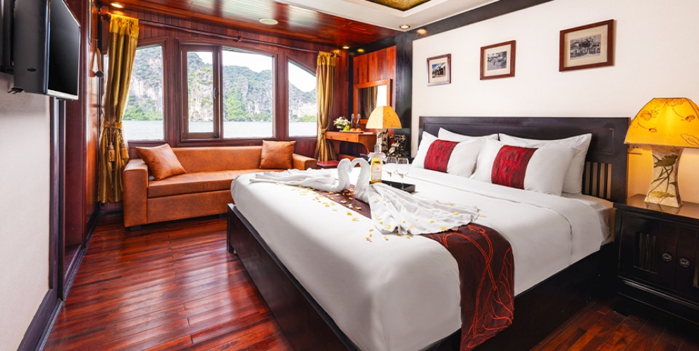 Cabine à un grand lit Valentine Jonque Halong