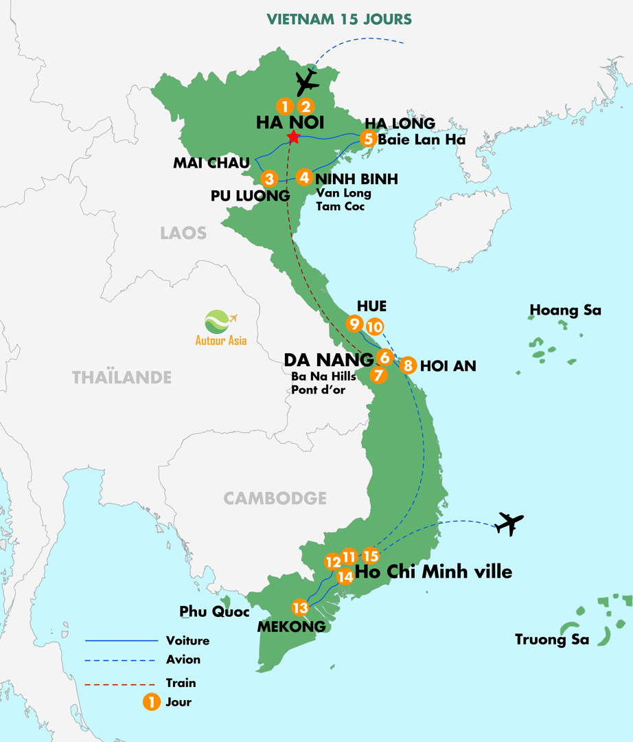 Voyage en famille au Vietnam captivant 15 Jours 14 Nuits