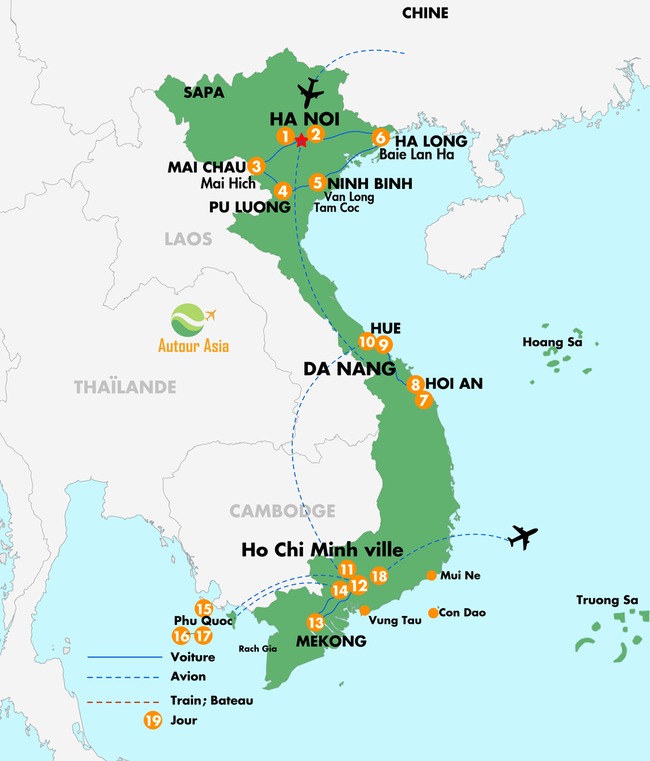 Vacances au Vietnam mémorable 18 Jours 17 Nuits