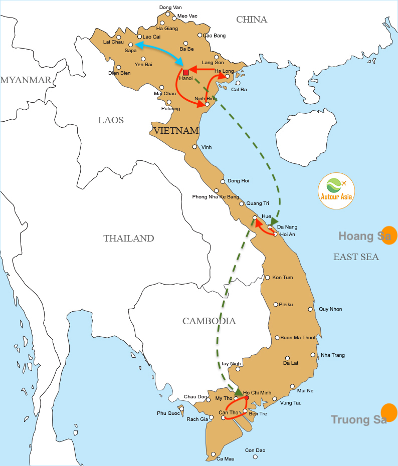 Circuit au coeur du patrimoine du Vietnam 14 Jours 13 Nuits