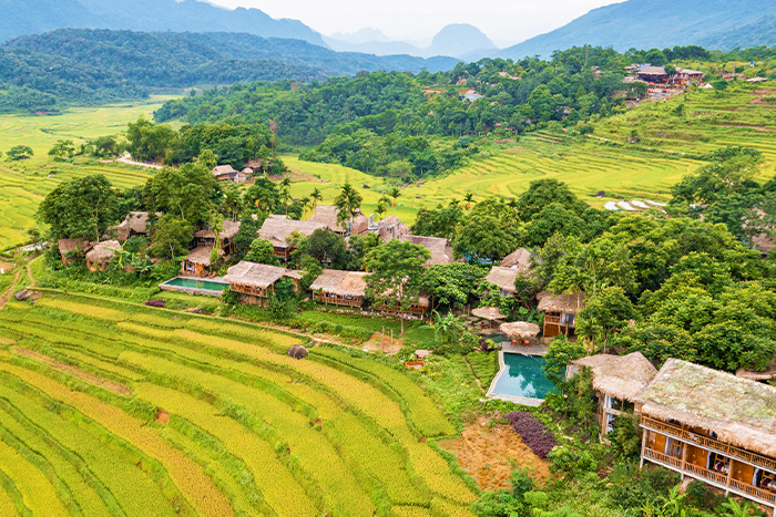 Resort à Pu Luong, Vietnam