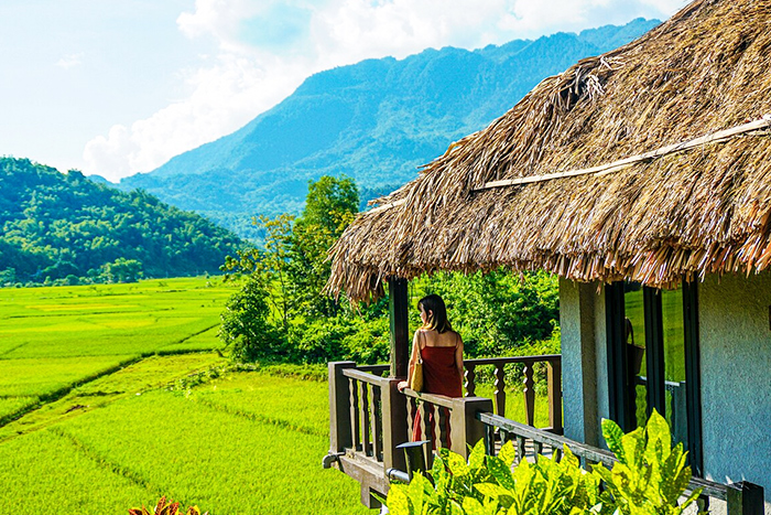 Bungalow à Mai Chau, Vietnam