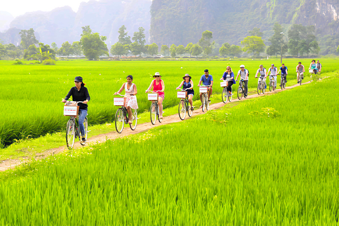 Balade à vélo à Ninh Binh