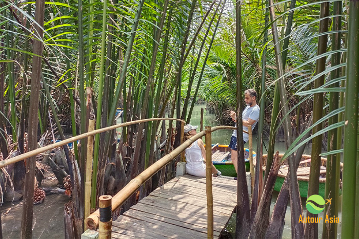 La forêt de cocotiers d’eau Bay Mau