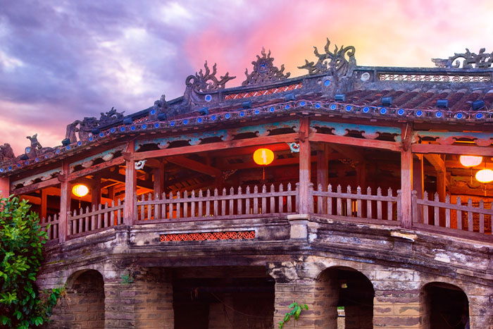 Pont japonais, incontournable à Hoi An