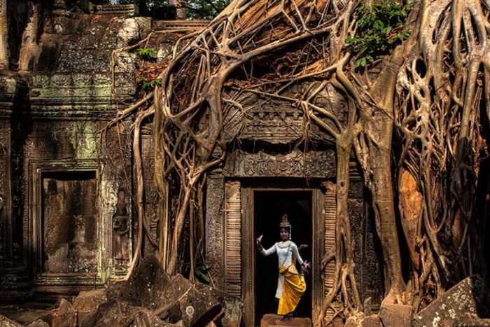 Ta Prohm attire les touristes par son caractère mystérieux
