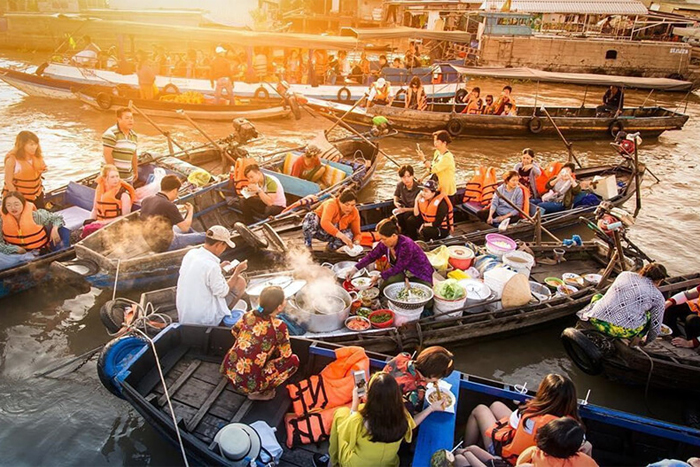 Marché flottant de Cai Rang