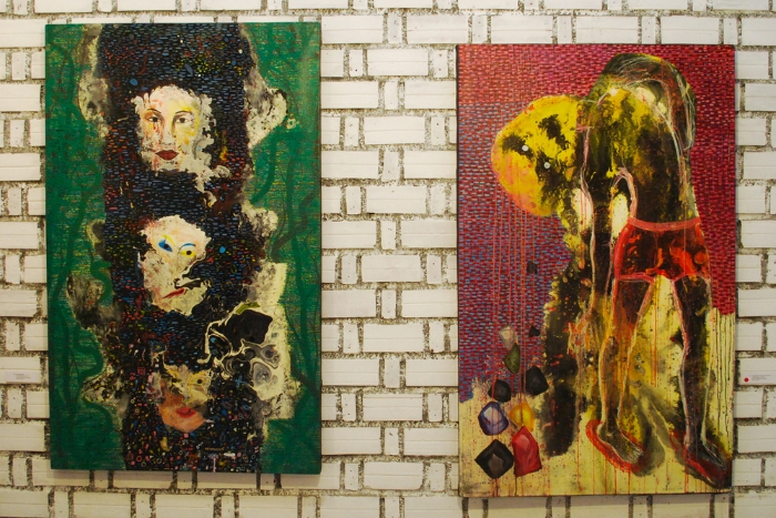 Que faire à Battambang ? Œuvres exposées dans la galerie Romcheik 5
