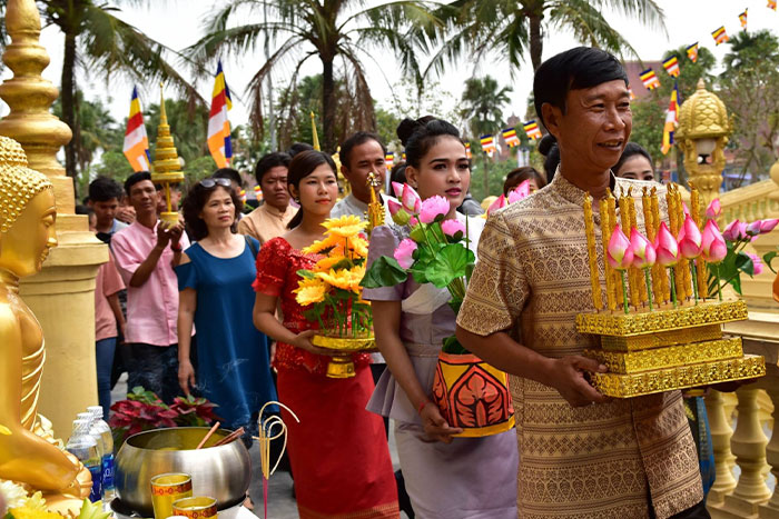 Nouvel An khmer, fête au Cambodge
