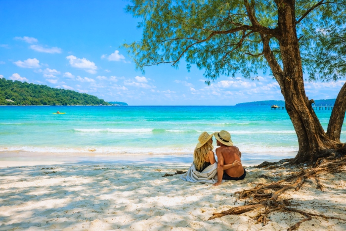 Escapade romantique sur les plages paisibles de Koh Rong Samloem