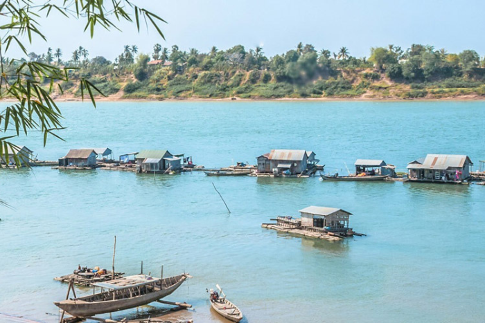 Admirer le paysage paisible de l’île de Koh Trong lors de votre séjour de 3 jours à Kratie
