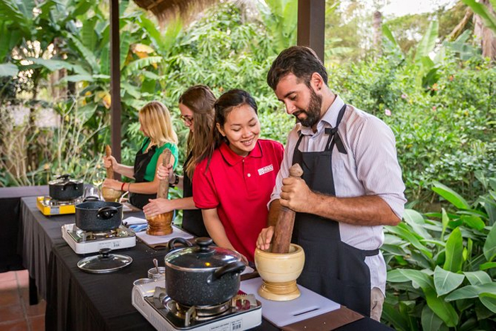 Cours de cuisine khmère à Phnom Penh