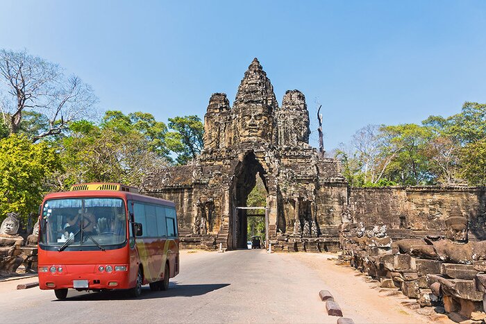 Bus de Phnom Penh à Siem Reap