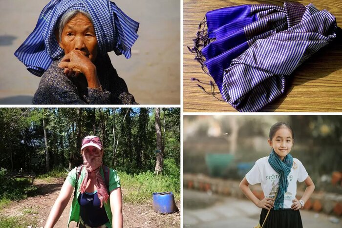 Quoi acheter à Siem Reap? Foulards Krama