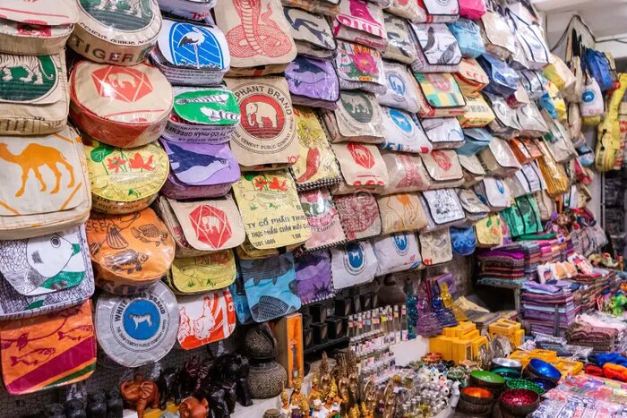 Quoi acheter à Siem Reap? Les sacs recyclés